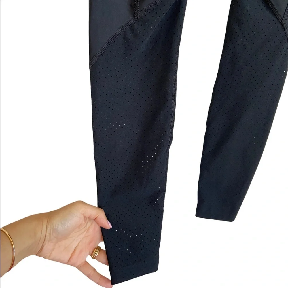 Nike Dri-Fit Mesh Drawstring Running Leggings